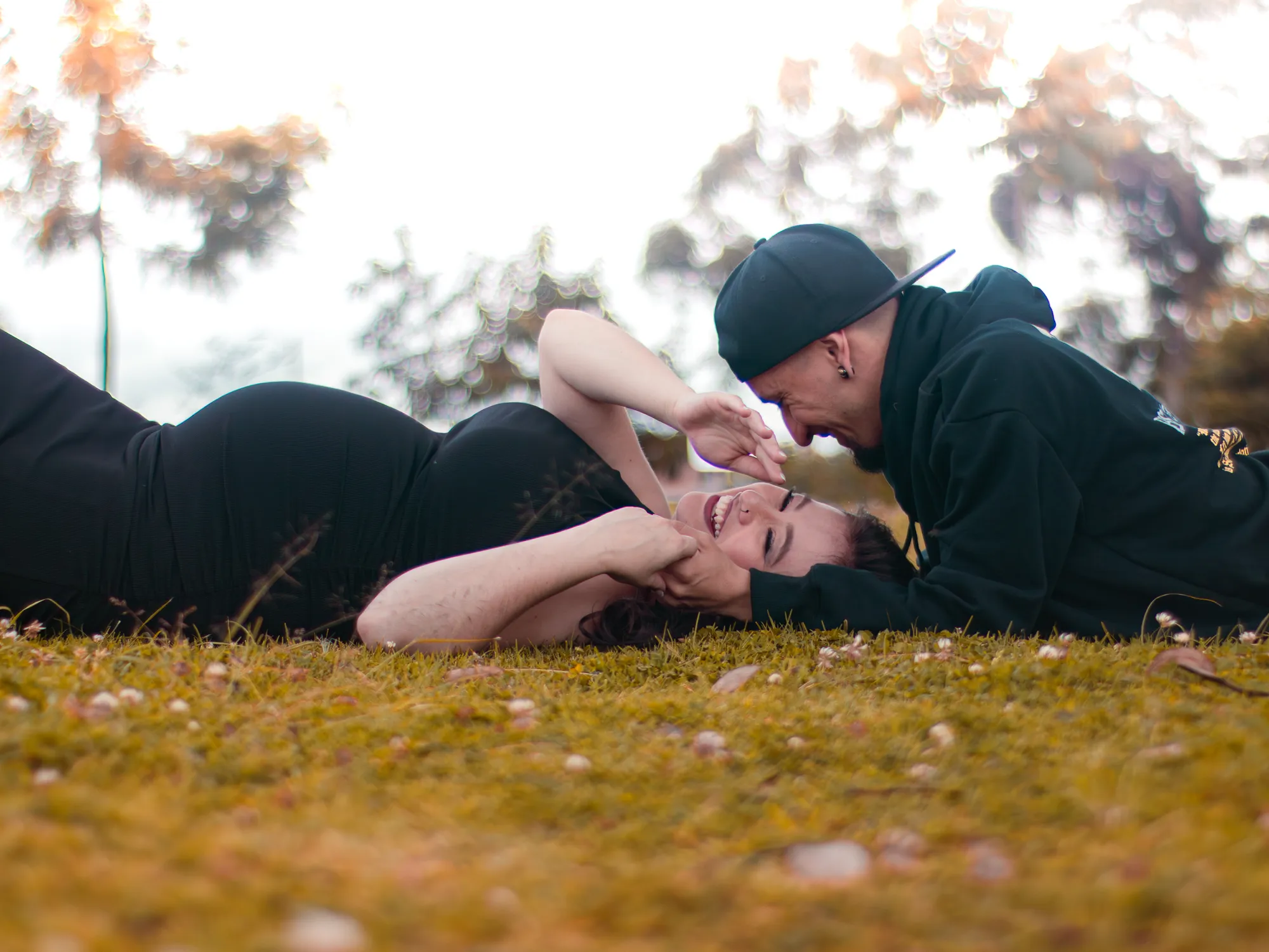 Fotografía de embarazo pareja Colombia