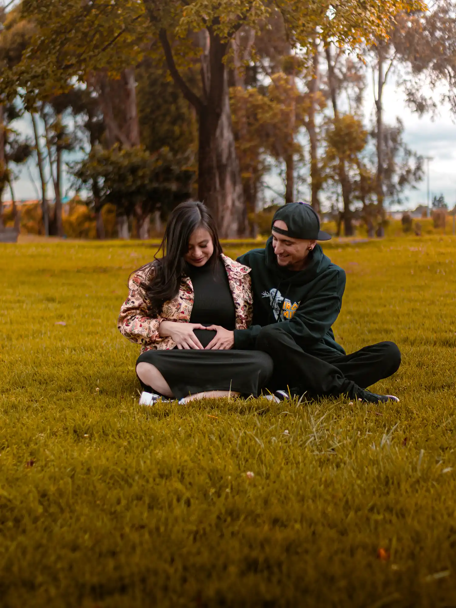 Fotografía de embarazo en Bogotá — Mayu y Nina