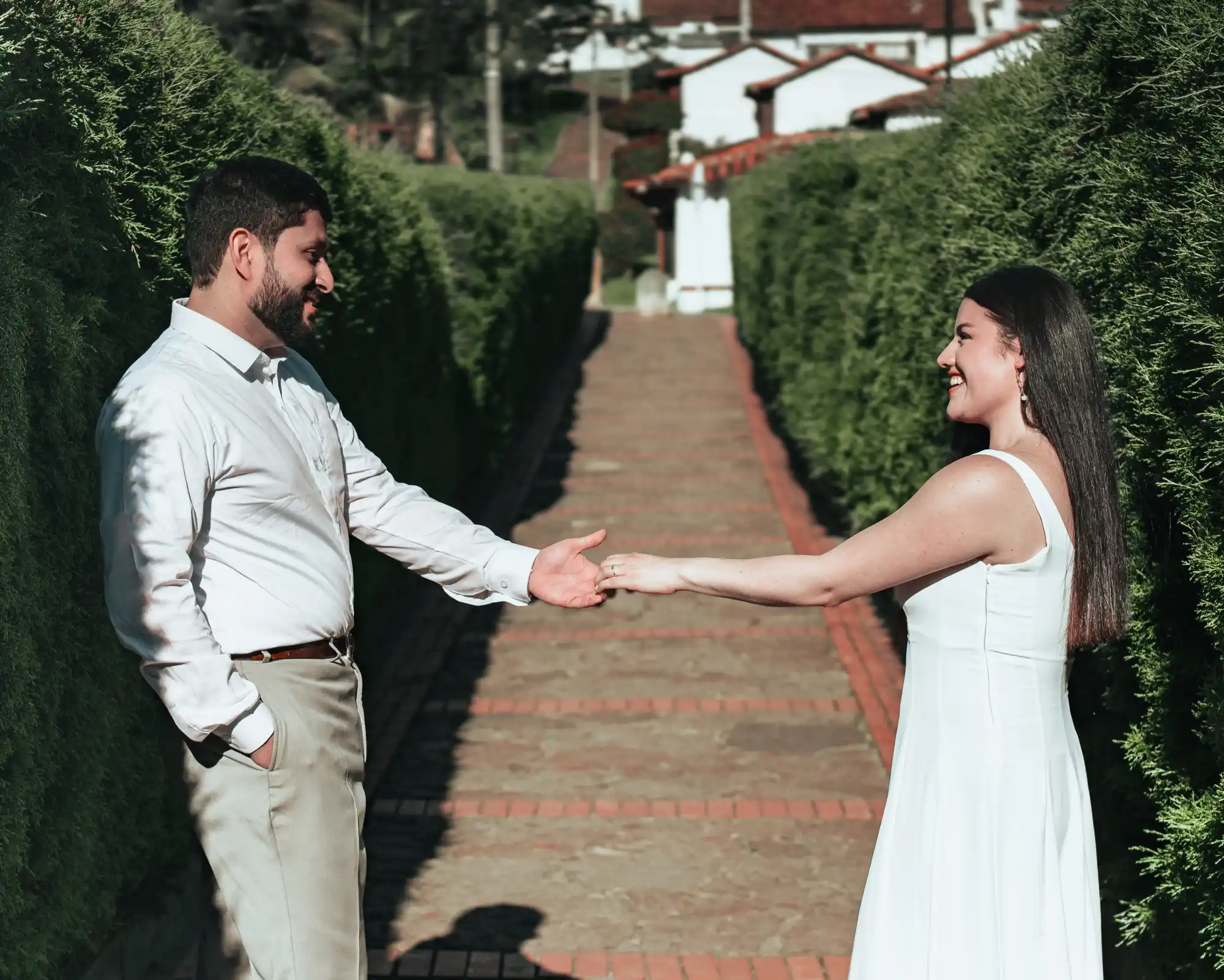Novios en montaña Cundinamarca Colombia