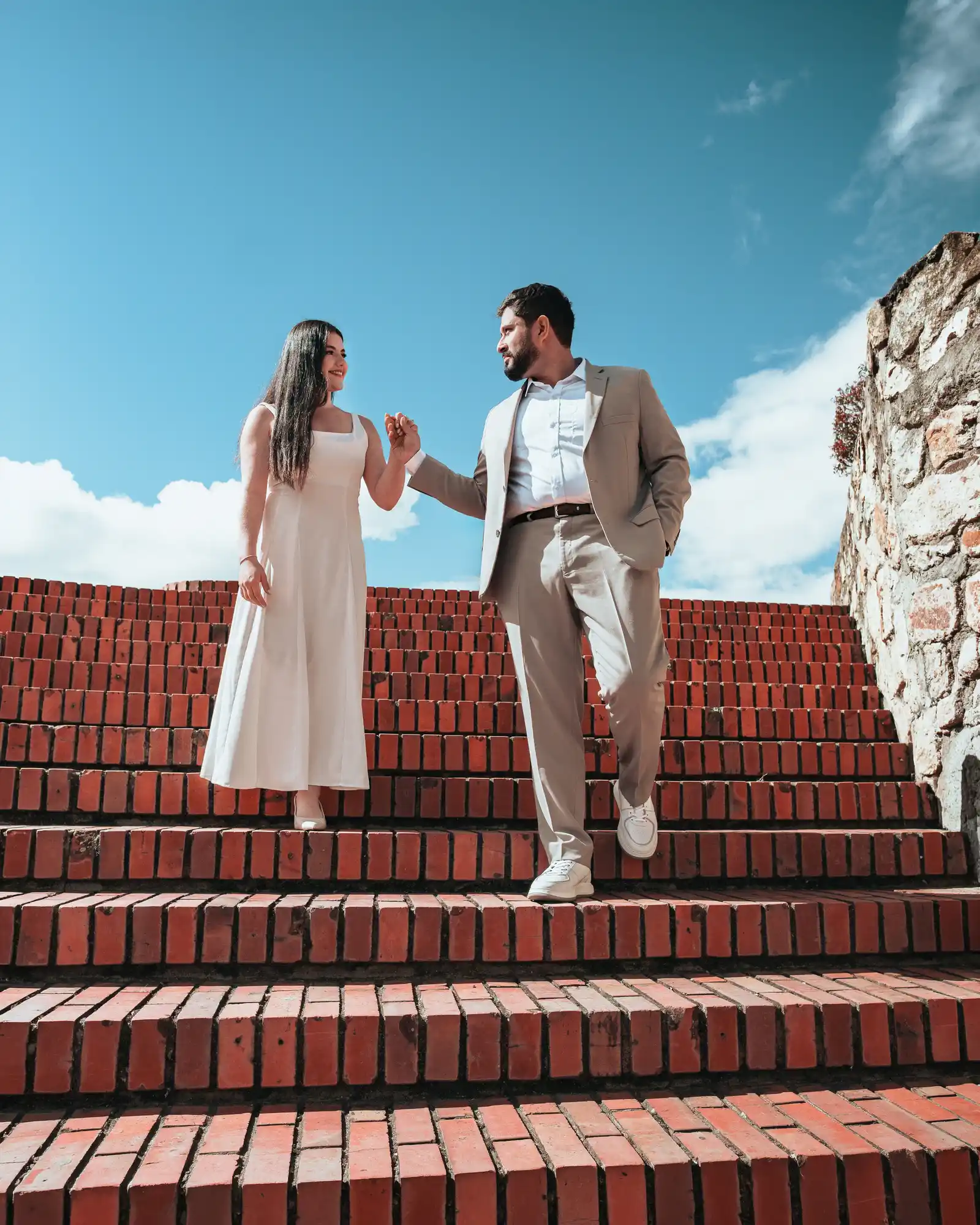 Mafe y Jorge — sesión pre-boda en Guatavita, Cundinamarca