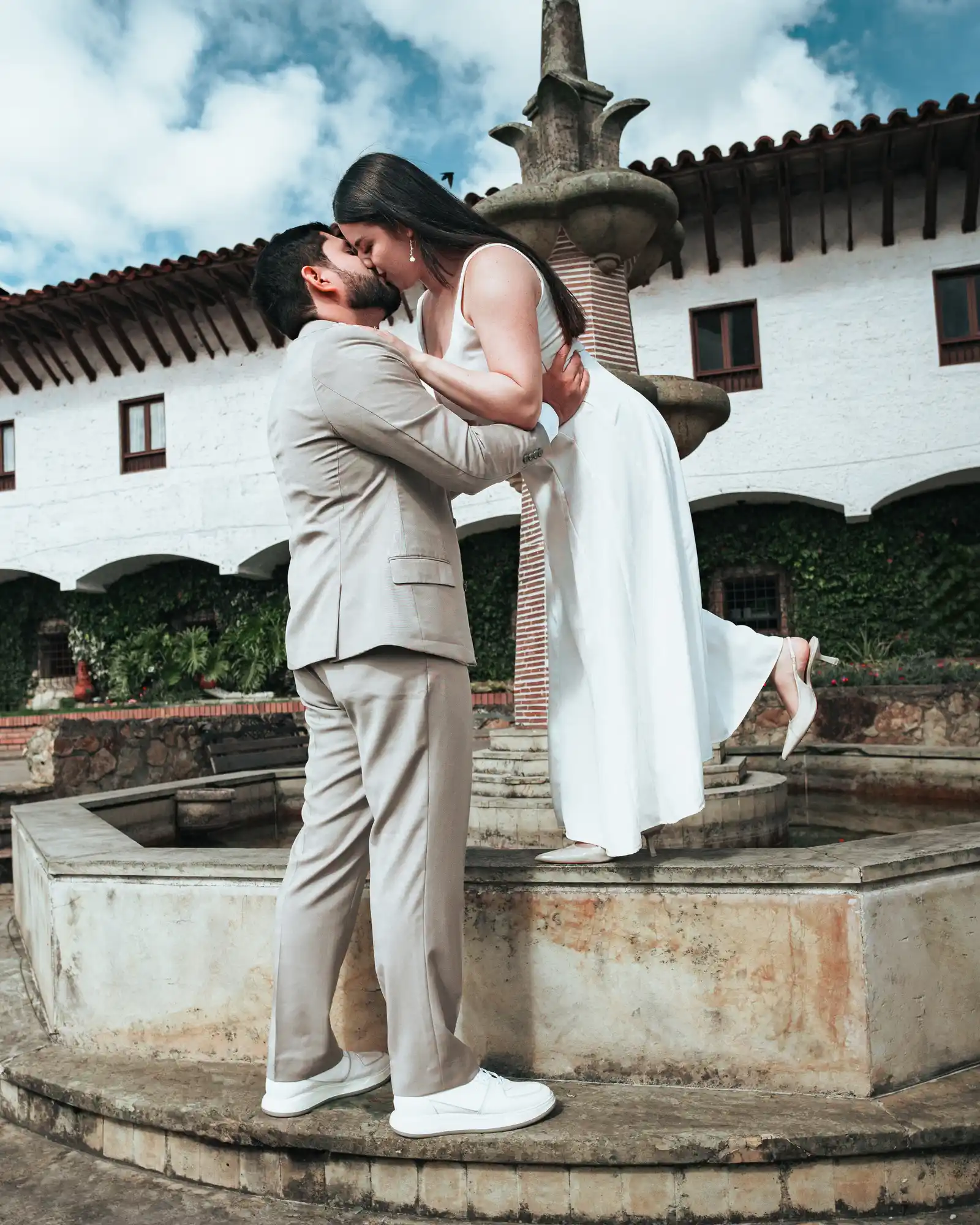Mafe y Jorge pareja en Guatavita
